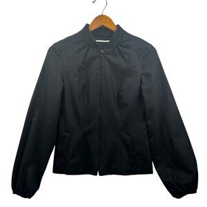 Twelfth Street by Cynthia Vincent Jacket Womens Small Wool Zip Bomber Style 5042